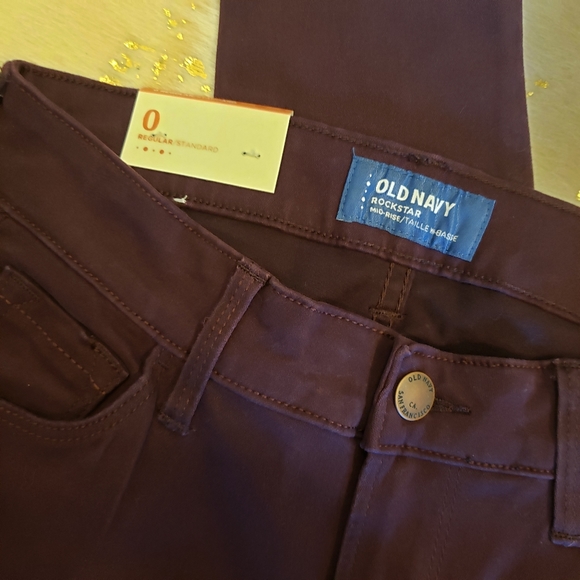 NWT Old Navy 0 Rockstar Mid-Rise Super Skinny Jean - Picture 4 of 6